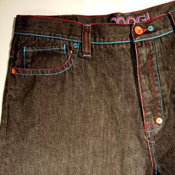 COOGI Shorts Men's 42  Monsters & Dragons  Embroidered  Y2K  Baggy  Hip Hop EXC - Picture 6 of 12